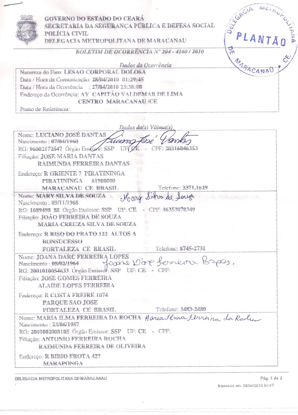 Boletim De Ocorrencia Online Policia Federal